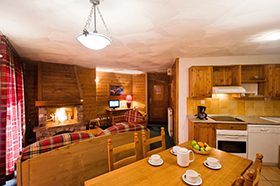 Chalet Altitude - Beispiel Essbereich
