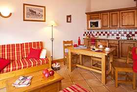 Le Hameau des Airelles: Zimmerbeispiel