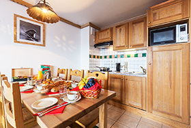 Sun Valley Appartements - Wohn-/Essbereich (Beispiel)