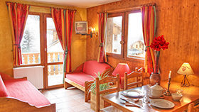 Les Balcons de Val Cenis Le Haut - Wohnbereich (Beispiel)