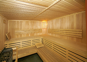 Les Temples du Soleil: Sauna