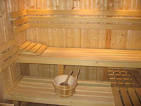 Chalet Le Neiger St. Martin de Belleville- Sauna Beispiel