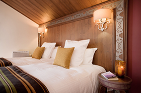 Le Hameau du Kashmir - Beispiel Schlafzimmer