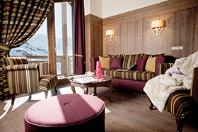 Le Hameau du Kashmir - Wohnraumbeispiel