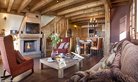 L'Oxalys - Wohnbeispiel mit Kamin