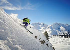 Skifahren in Val Cenis