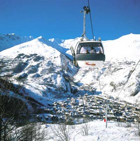 Valloire: Spitzenaussicht aus der Gondel