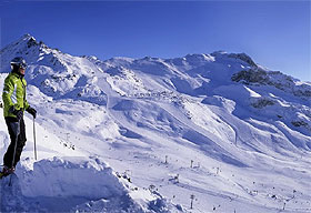 Skifahren im Silvapark in Galtr