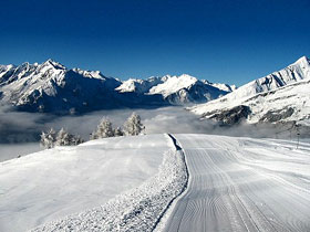 Snowboarden Stubaital