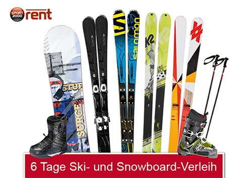 Ski und Snowboard Verleih in Hippach/Zillertal