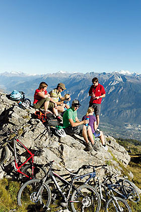 Mountainbiken in Crans Montana