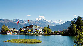 Crans Montana Badesee